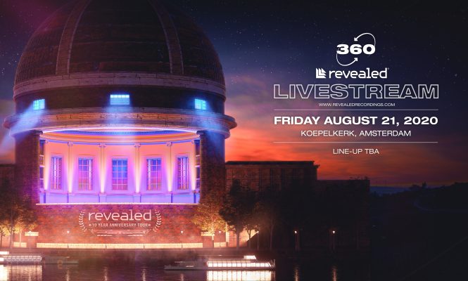 HARDWELL’S REVEALED RECORDINGS CELEBRATE 10 YEARS WITH MIND-BLOWING 360° SHOW STREAM LIVE FROM AMSTERDAM!