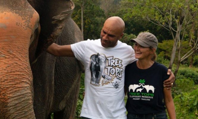 GOLDIE DESIGNS GRAFFITI-STYLE T-SHIRT TO RAISE FUNDS FOR ENDANGERED ELEPHANT RESERVE