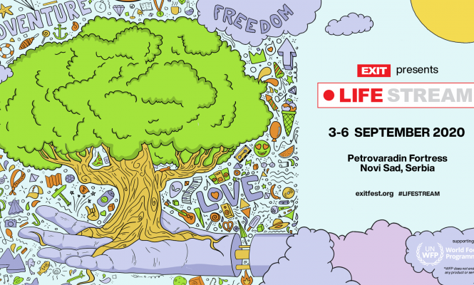 EXIT festival supports UN World Food Programme through Life Stream Project.